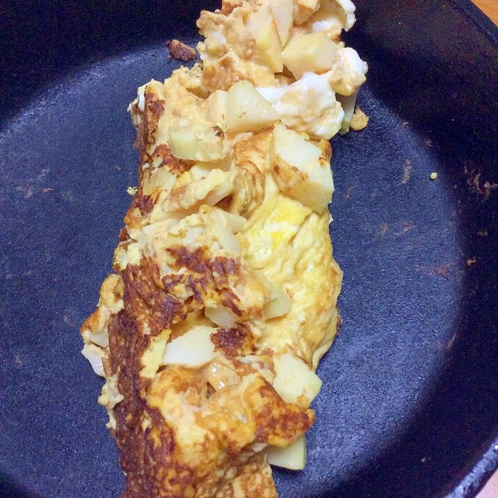 たけのこビーフブイヨン卵まとめ焼き